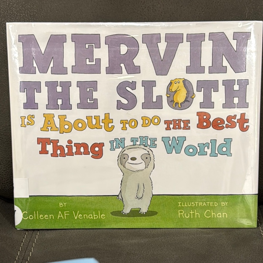 *All books 5/$15* Mervin the Sloth Children's Book